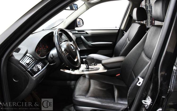BMW X3 1,8 D 150 LOUNGE PLUS S DRIVE BVA NOIR DJ-438-CV