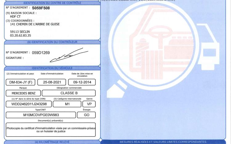 MERCEDES CLASSE B 200 1,8 CDI 135CH BLUEEFFICIENCY SPORT GRIS DM-634-JY