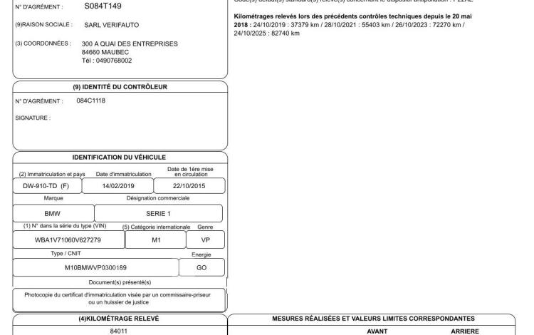 BMW SERIE 1 1.5 116 D 115CH SPORT NOIR DW-910-TD