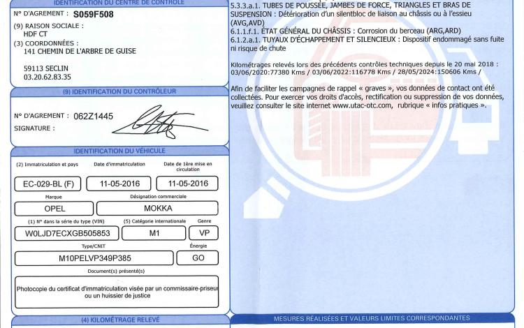 OPEL MOKKA CDTI 136CH EDITION BUSINESS GRIS EC-029-BL