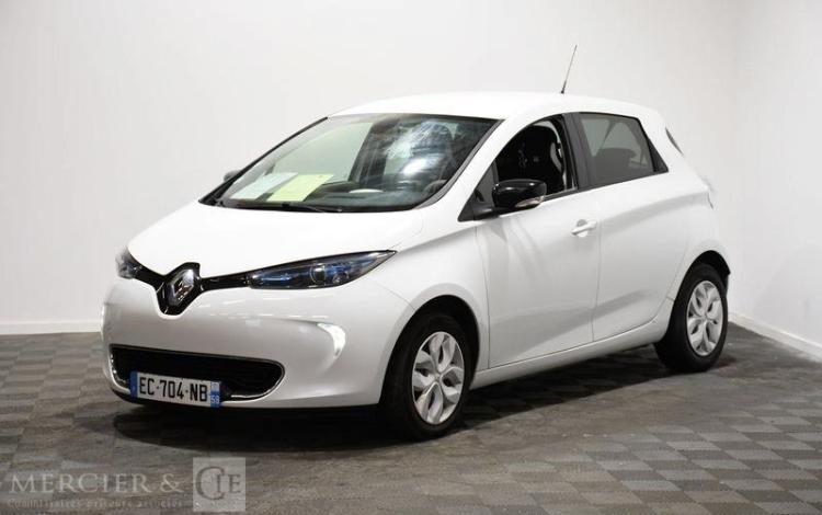 RENAULT ZOE R90 40KWH ACHAT-INTEGRAL CHARGE-NORMALE LIFE BLANC EC-704-NB