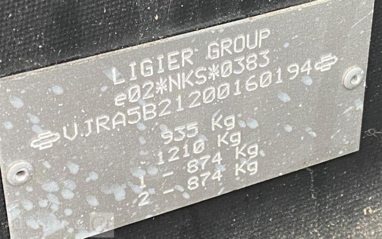 LIGIER QUADEO BE SUN ELECTRIQUE 11CV BOITE AUTO JAUNE ED-066-BE