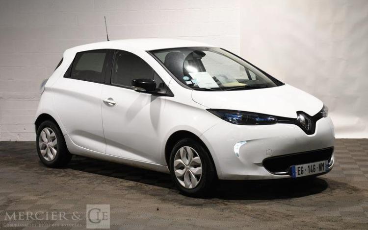 RENAULT ZOE R90 ZE 90 58PPM 40KWH CHARGE-NORMALE LIFE BVA BLANC EG-146-NM