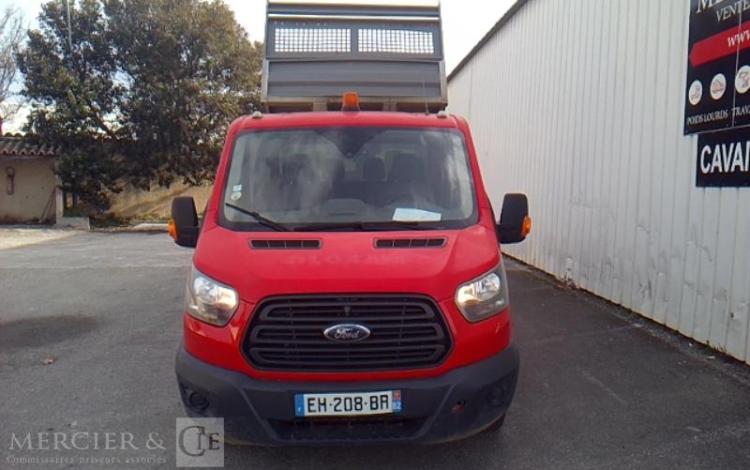 FORD TRANSIT BENNE DOUBLE CABINE ROUGE EH-208-BR