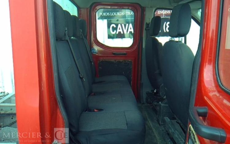 FORD TRANSIT BENNE DOUBLE CABINE ROUGE EH-208-BR