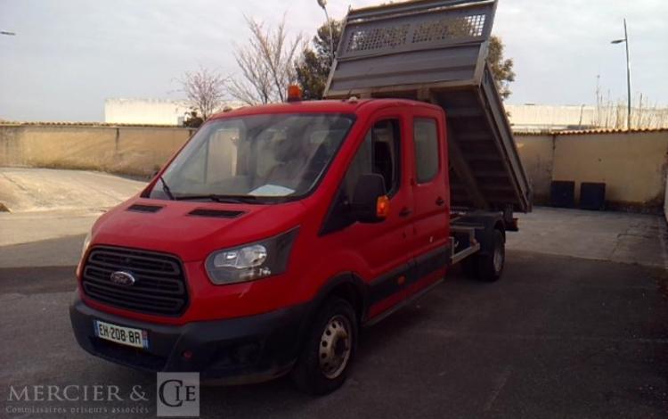 FORD TRANSIT BENNE DOUBLE CABINE ROUGE EH-208-BR