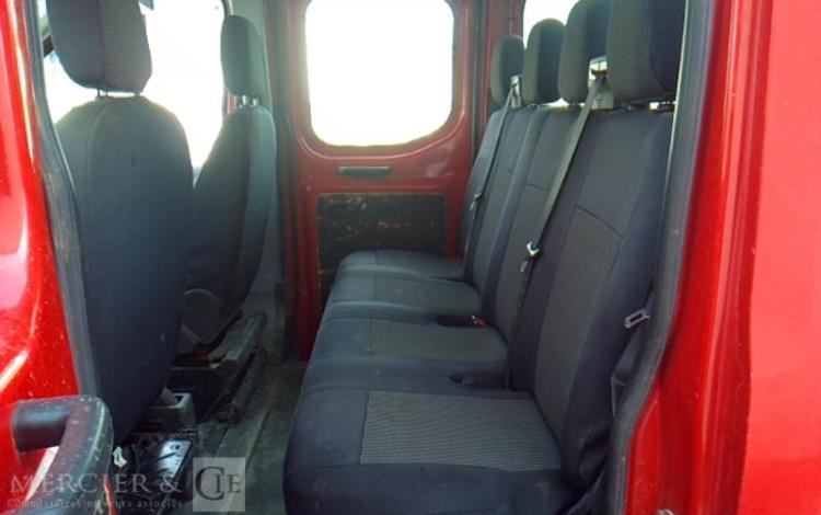 FORD TRANSIT BENNE DOUBLE CABINE ROUGE EH-208-BR