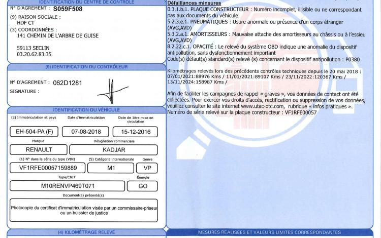 RENAULT KADJAR 1.5 DCI 110 ECO ENERGY BUSINESS BLEU EH-504-PA