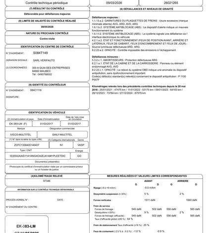MULTITEL DAILY AVEC NACELLE MULTITEL MT202DS 20M  EK-383-LM