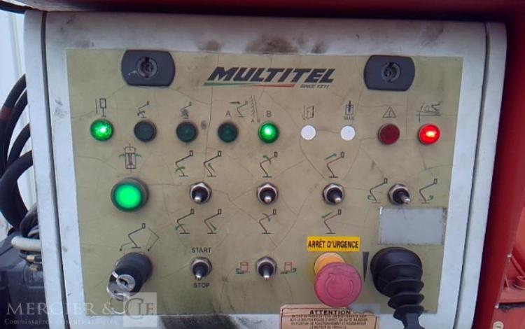 MULTITEL 35-120 NACELLE SUR VL  MX250 25M 3783H AN 2017 ROUGE EK-674-LL