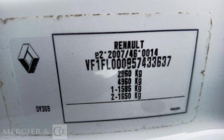 RENAULT TRAFIC 1,6 DCI 16V 120 CV AVEC NACELLE 091F – 9 M – 630 HEURES BLANC EN-947-BW