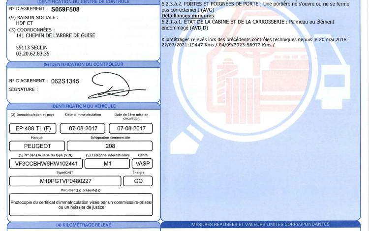 PEUGEOT 208 SOCIETE 1.6 BLUEHDI 75 PREMIUM PACK BLEU EP-488-TL