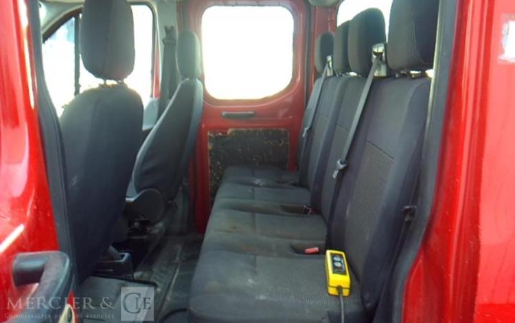 FORD TRANSIT BENNE DOUBLE CABINE ROUGE EP-648-QX