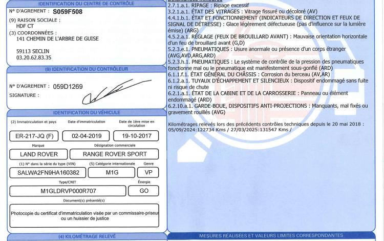 LAND ROVER RANGE ROVER SPORT 2.0 SD4 240CH HSE 4WD BVA GRIS ER-217-JQ