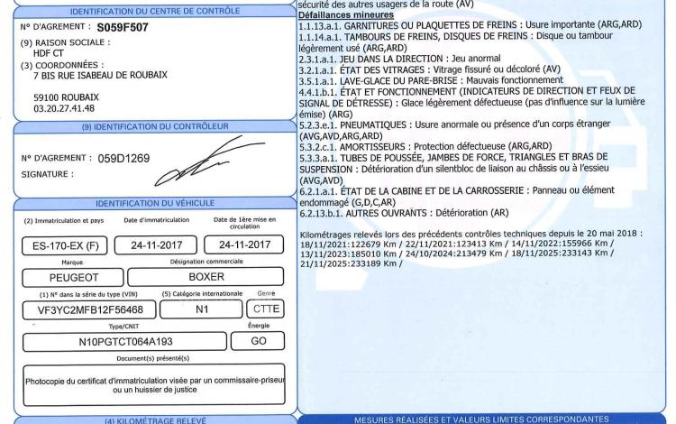 PEUGEOT BOXER 335 L2H2 2.0 HDI 130ch PREMIUM BLANC ES-170-EX