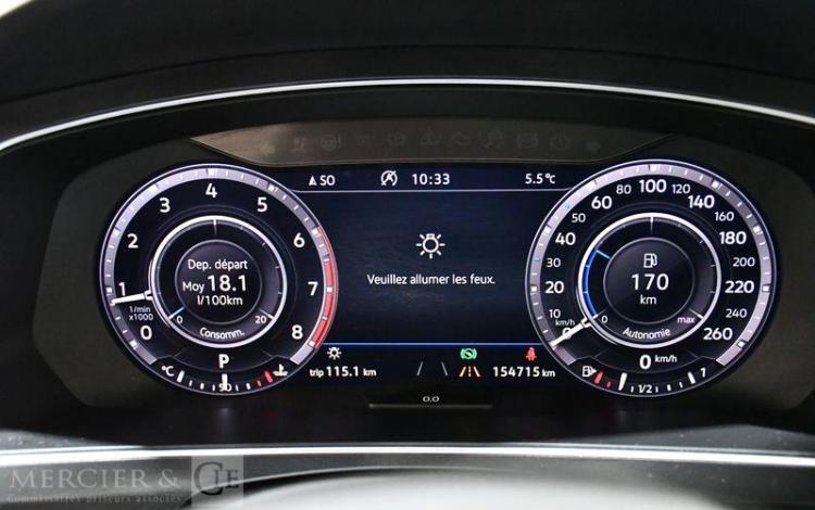VOLKSWAGEN TIGUAN 2.0 TSI 180 BLUEMOTION CARAT 4MOTION DSG NOIR ES-416-WK
