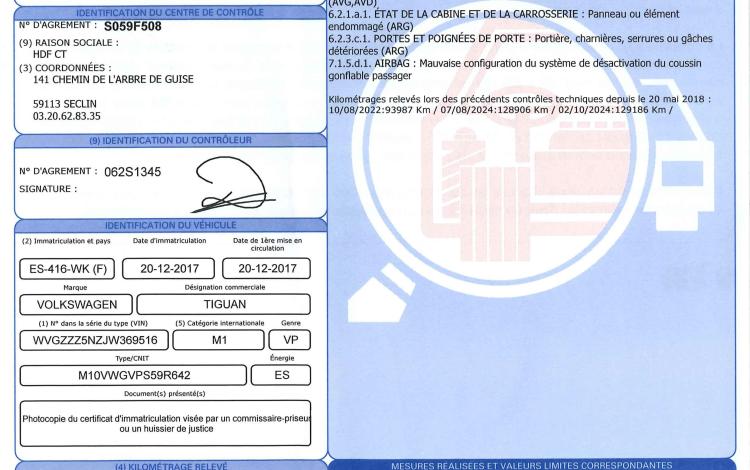 VOLKSWAGEN TIGUAN 2.0 TSI 180 BLUEMOTION CARAT 4MOTION DSG NOIR ES-416-WK