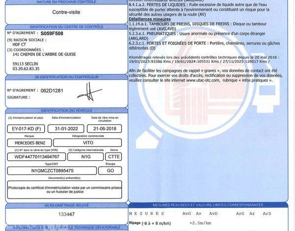 MERCEDES VITO DBLE CAB 119 CDI 4X4 BVA GRIS EY-017-KD
