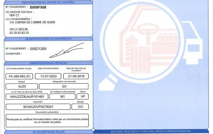AUDI Q3 2,0 TDI 150 S-LINE S-TRONIC BVA GRIS FA-380-MQ