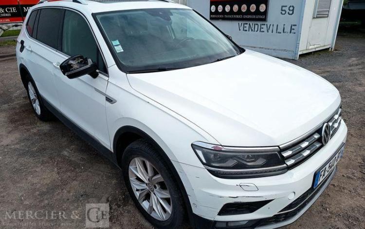 VOLKSWAGEN TIGUAN Allspace 2.0 TDI 16V BMT DSG7 150 cv – DIESEL – 92278 KMS – ANNEE 2018 BLANC FA-540-BY