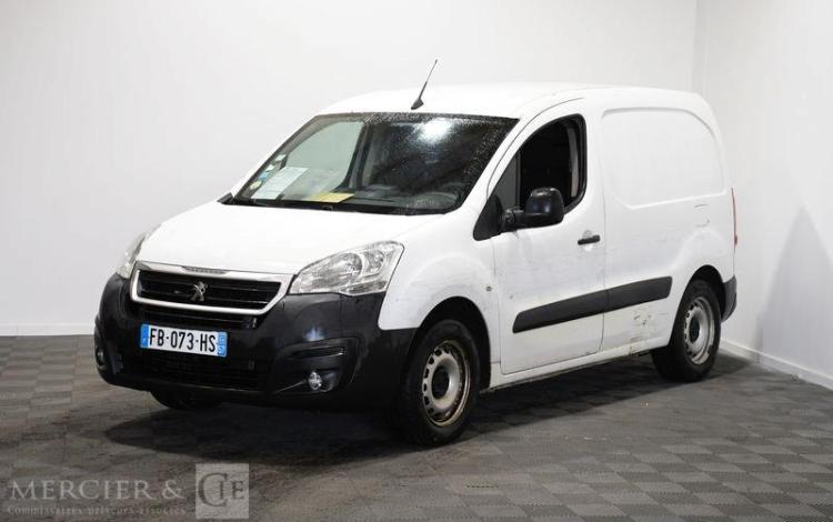 PEUGEOT PARTNER FOURGON 1.6 BLUEHDI 100 L1 M PREMIUM PACK BLANC FB-073-HS
