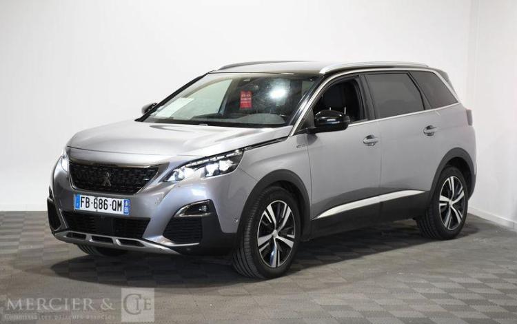 PEUGEOT 5008 2,0 BLUEHDI 180CH GT EAT BVA START/STOP GRIS FB-686-QM