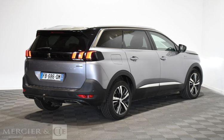 PEUGEOT 5008 2,0 BLUEHDI 180CH GT EAT BVA START/STOP GRIS FB-686-QM
