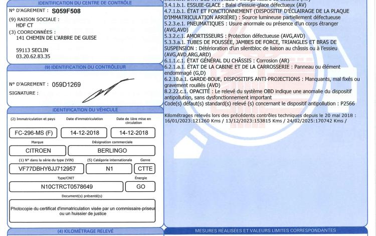 CITROEN BERLINGO 1.6 BLUEHDI 100 L1 M BUSINESS BLEU FC-296-MS