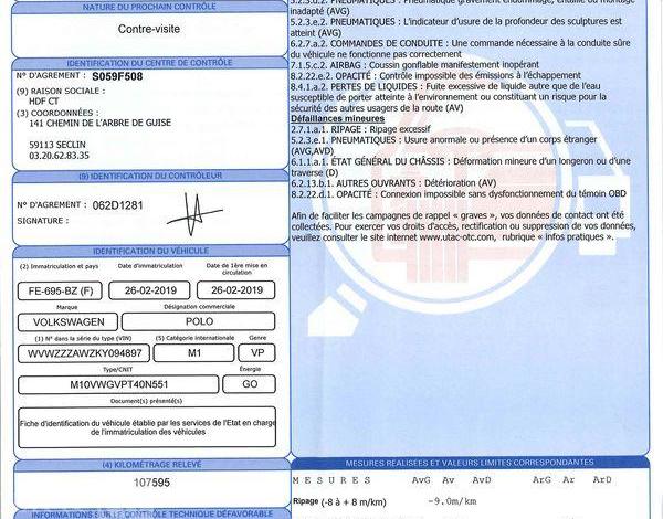 VOLKSWAGEN POLO 1.6 TDI 95ch CONFORT LINE BUSINESS BLANC FE-695-BZ