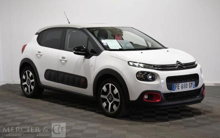 CITROEN C3 1.2 PURETECH 80CH ELLE BLANC FE-880-SY