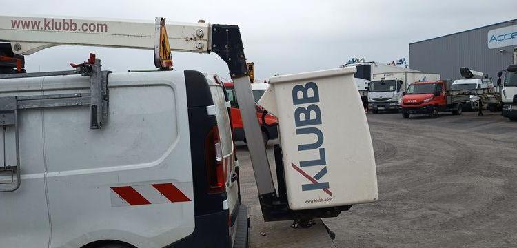 RENAULT TRAFIC 1,6 DCI 16V ENERGY DIESEL AVEC NACELLE KLUBB K21 – 9 M – 1201 HEURES BLANC FG-256-YR