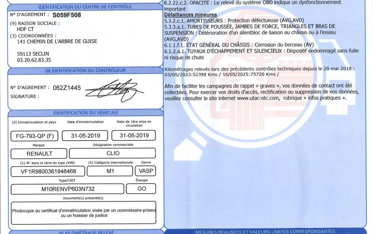 RENAULT CLIO STE AIR MEDIANAV DCI 75 BLANC FG-793-QP