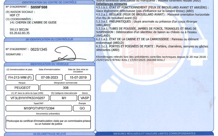 PEUGEOT 308 SOCIETE 1.5 BLUEHDI 100 PREMIUM PACK BLANC FH-213-WM