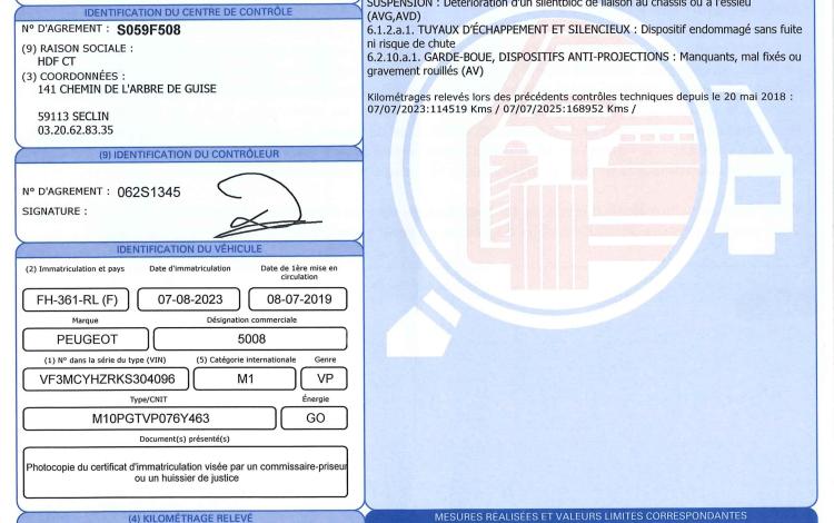 PEUGEOT 5008 1.5 BLUEHDI 130 ALLURE BUSINESS EAT BLEU FH-361-RL