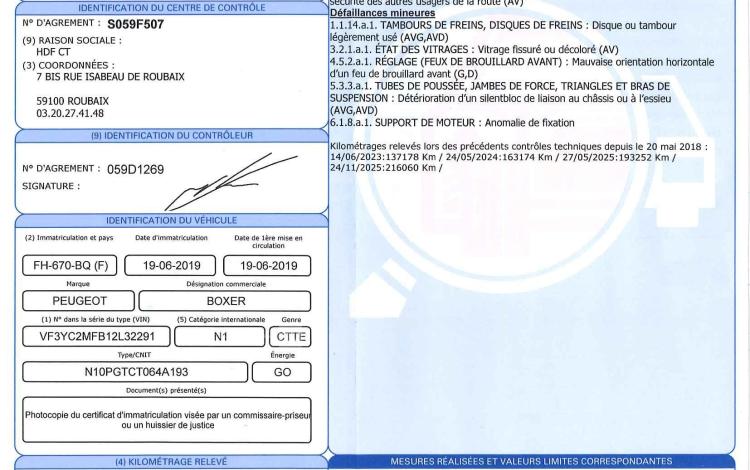 PEUGEOT BOXER 2.0 HDI 130ch L2H2 BLANC FH-670-BQ