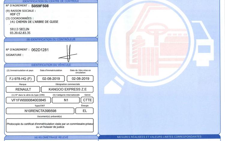 RENAULT KANGOO ELECTRIC 60ch 33KWH ACHAT-INTEGRAL GRAND-CONFORT BLANC FJ-978-HQ