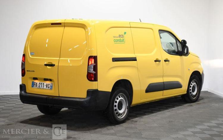 CITROEN BERLINGO FOURGON 1.5 BLUEHDI 100 XL L2 JAUNE FK-211-VC