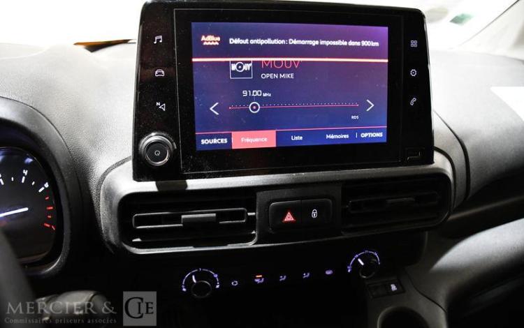 CITROEN BERLINGO FOURGON 1.5 BLUEHDI 100 XL L2 JAUNE FK-211-VC