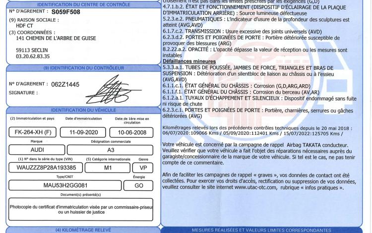 AUDI A3 SPORTBACK 1.9 TDI 105 ATTRACTION BLEU FK-264-XH