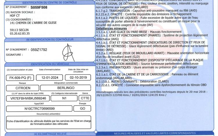 CITROEN BERLINGO 1.6 BLUEHDI 75ch 650KG M L1 CLUB BLANC FK-609-PQ