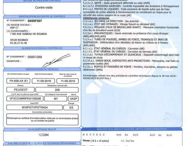 PEUGEOT 208 GRIS FK-658-AX