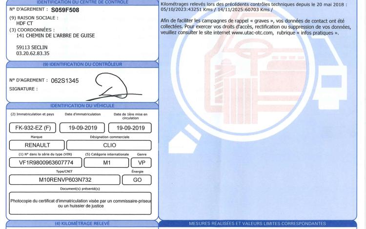 RENAULT CLIO IV 1.5 DCI 75ch BUSINESS BLANC FK-932-EZ