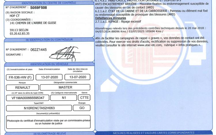 RENAULT MASTER 2.3 DCI 135ch 3T5 L2H2 GRAND-CONFORT BLANC FR-536-HW