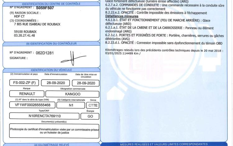 RENAULT KANGOO 1.5 BLUEDCI 95ch GRAND-CONFORT BLANC FS-002-ZP