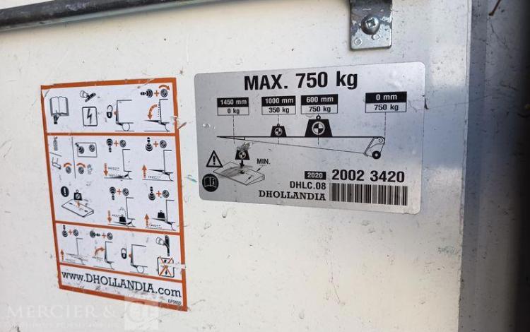 IVECO DAILY VI 35C16 156 CV AVEC HAYON – DIESEL – 47720 KMS – ANNEE 2020 BLANC FS-383-KE