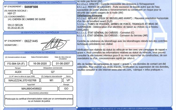 AUDI Q7 3,0 TDI 230 S LINE QUATTRO TIPTRONIC BVA NOIR FS-584-SA