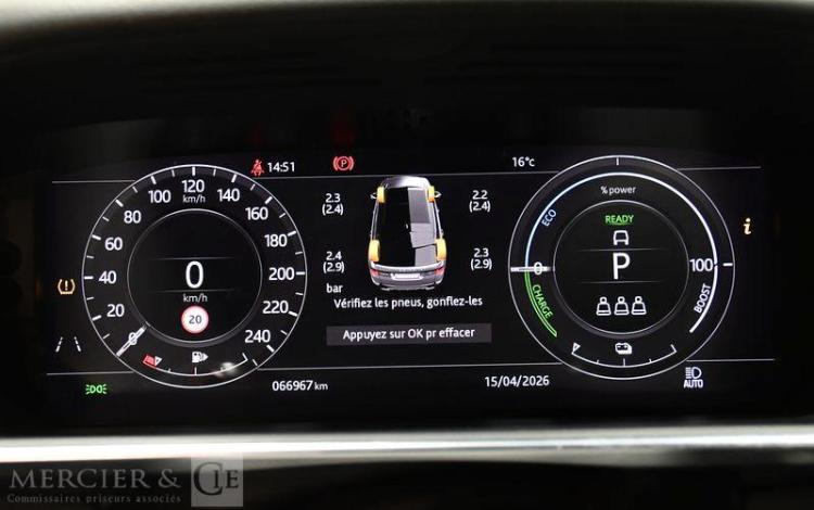 LAND ROVER RANGE ROVER 2.0 P400E 404ch PHEV HSE DYNAMIC 4WD BVA NOIR FT-649-SZ
