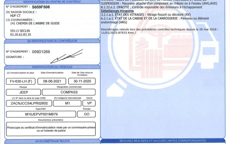 JEEP COMPASS 1,6 MULTIJET 120 LIMITED NOIR FV-630-LH