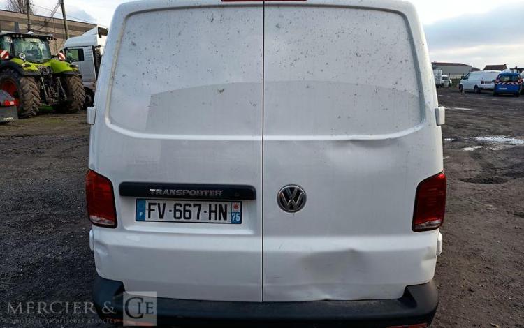 VOLKSWAGEN TRANSPORTER T6 2.0 TDI 110ch 2T8 L1H1 BLANC FV-667-HN