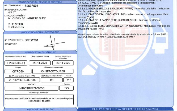 CITROEN C4 SPACETOURER 1.5 BLUEHDI 130 BUSINESS EAT GRIS FV-926-GK